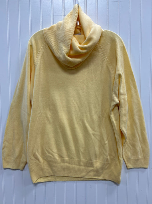 Sweater By Chaus In Yellow, Size:L