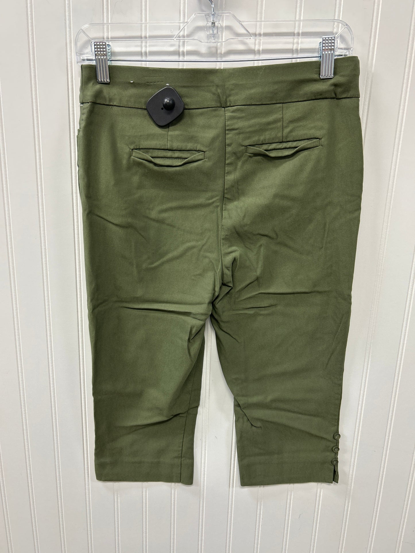 Pants Cropped By Chicos In Green, Size:2