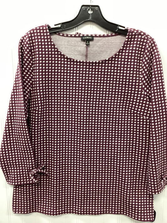 Top Ls By Talbots In Purple, Size:M