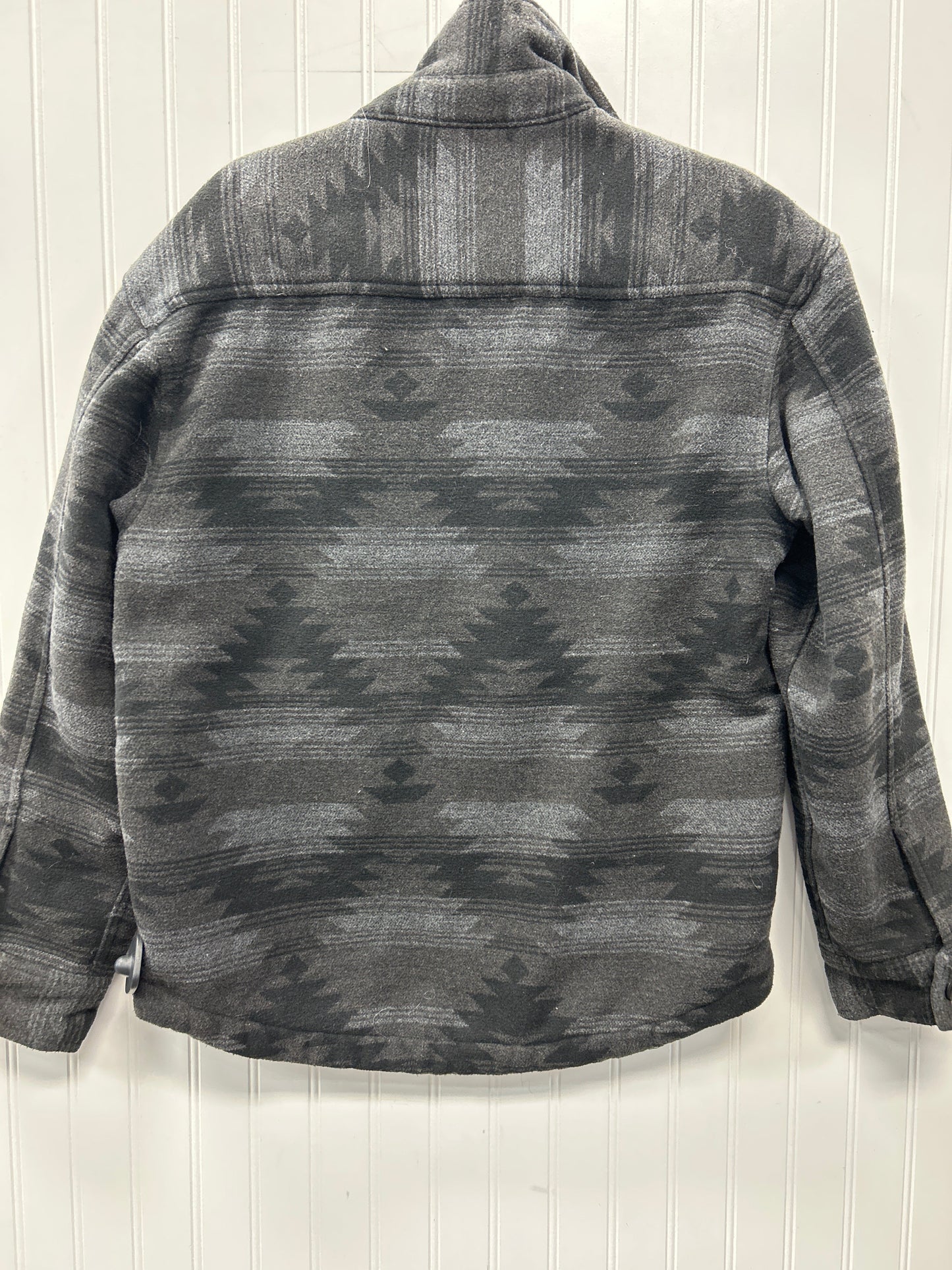 Jacket Fleece By American Eagle In Black, Size:S