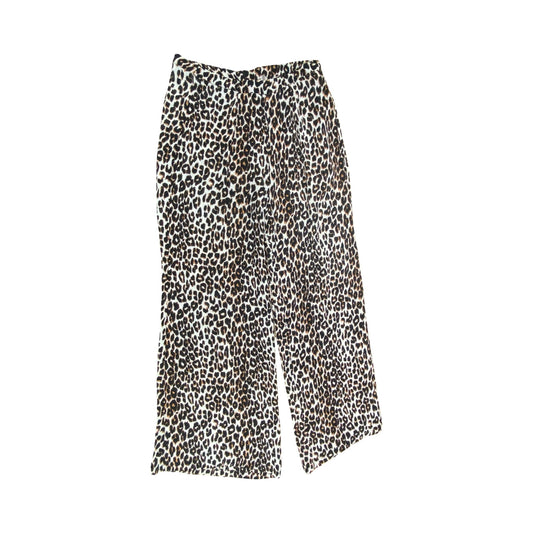Pants Designer By Reformation In Animal Print, Size:M