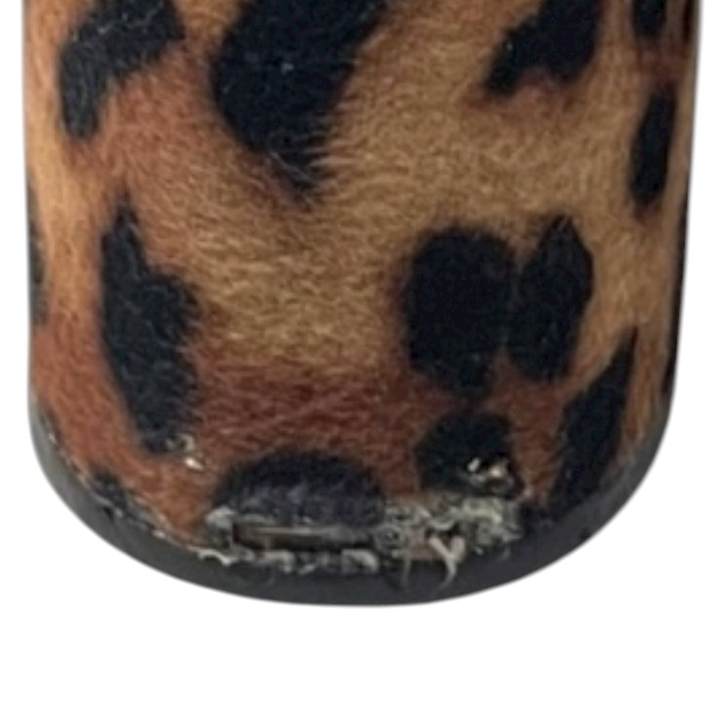 Boots Ankle Heels By Steve Madden In Animal Print, Size: 7.5