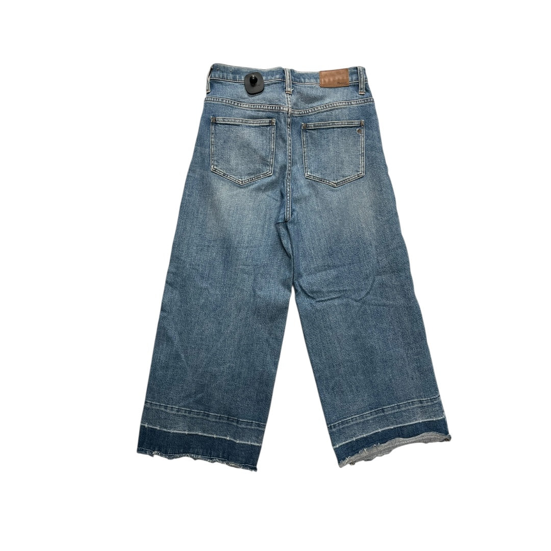 Jeans Cropped By Madewell In Blue Denim, Size:4