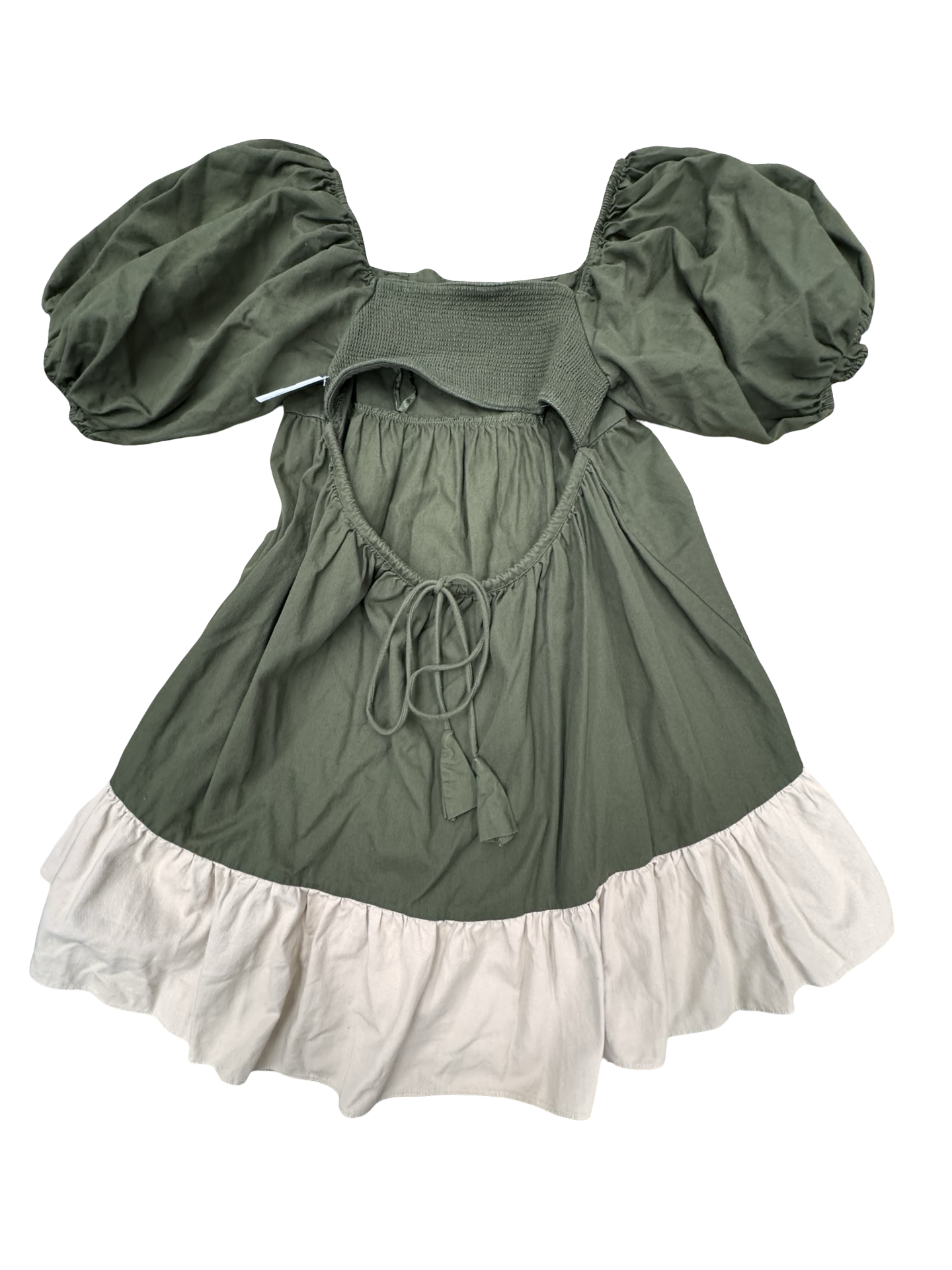 Dress Casual Short By Sachin & Babi In Green & Tan, Size:S