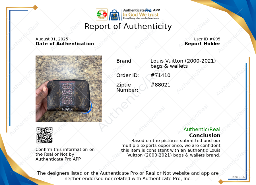 Wallet Luxury Designer By Louis Vuitton, Size: Small