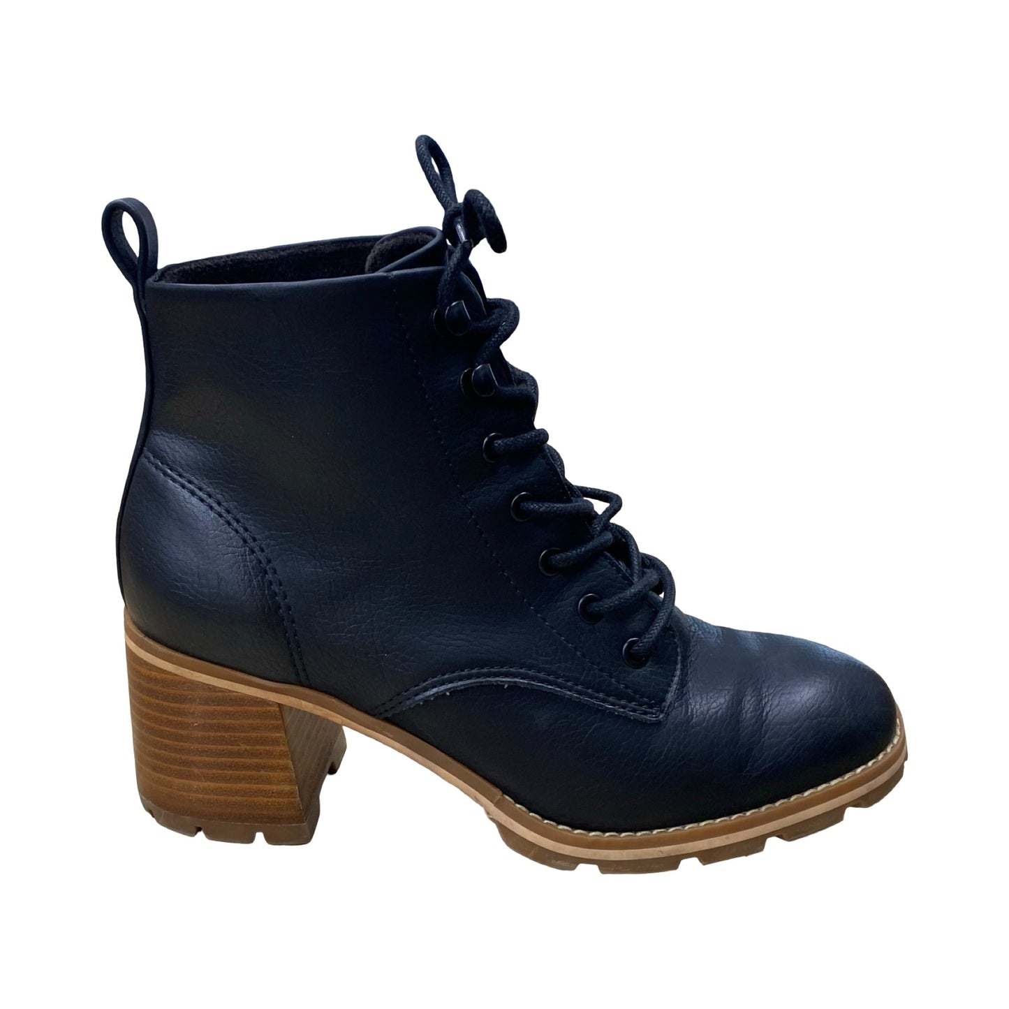 Boots Ankle Heels By Korks In Black, Size:7