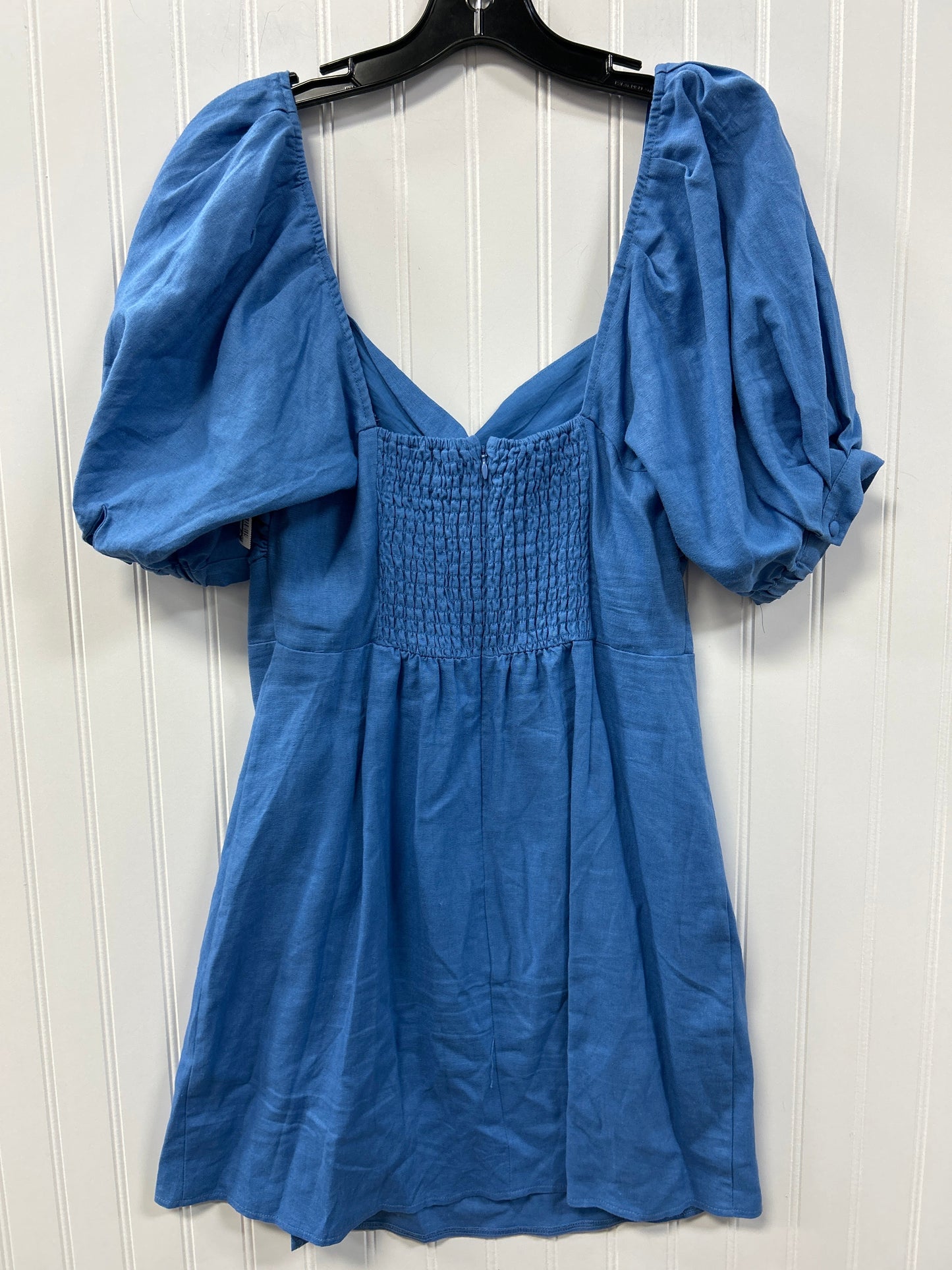 Dress Casual Midi By Cmc In Blue, Size:L