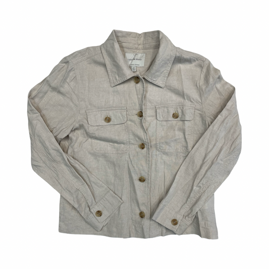 Blazer By Lucky Brand In Tan, Size:S