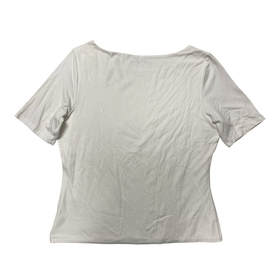 Top Ss By Banana Republic In White, Size:Xl