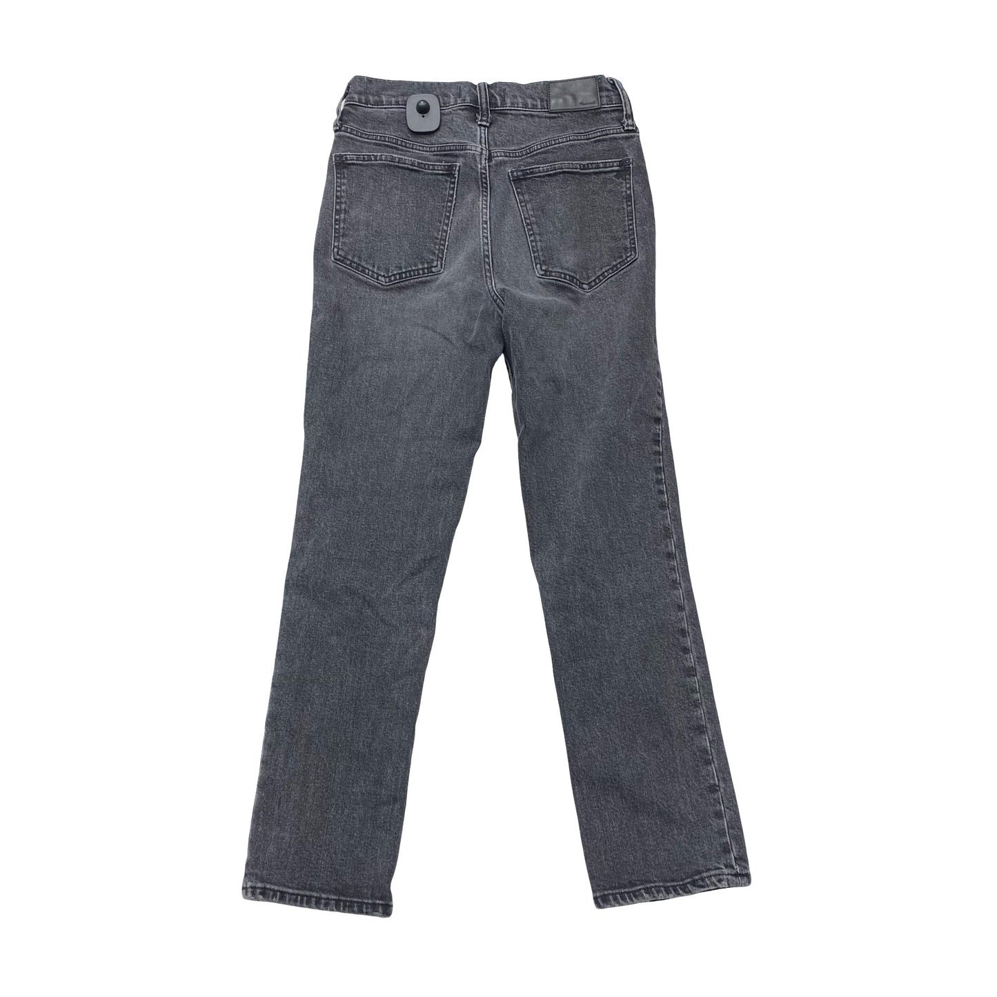 Jeans Straight By Madewell In Black Denim, Size:2