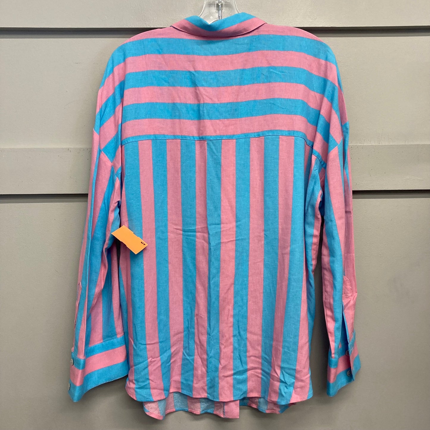 Top Ls By Zara In Striped Pattern, Size:L