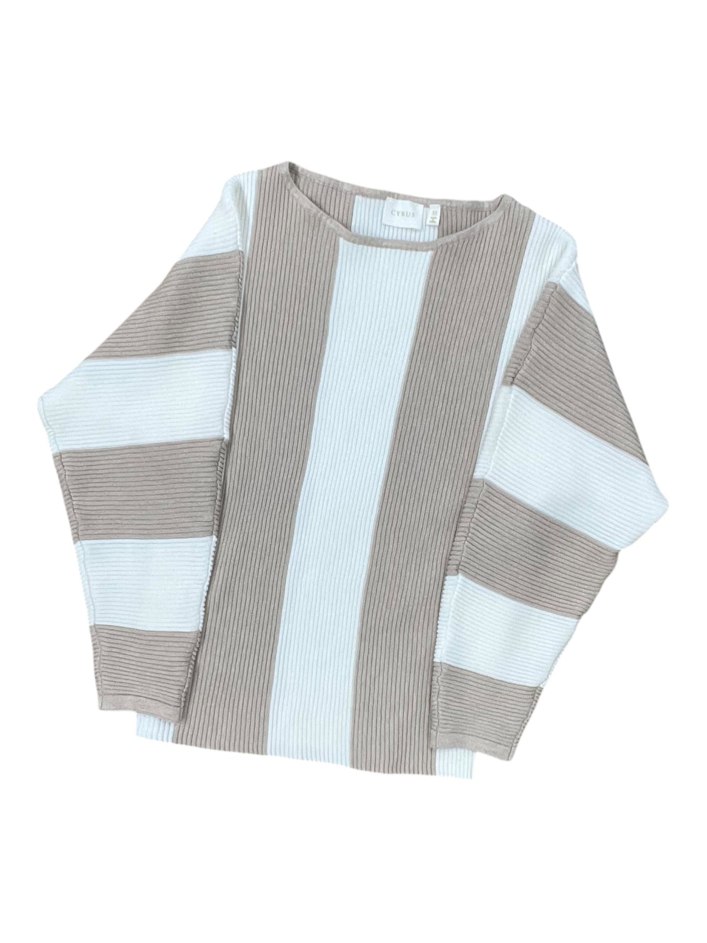 Sweater By Cyrus In Cream, Size:Xs