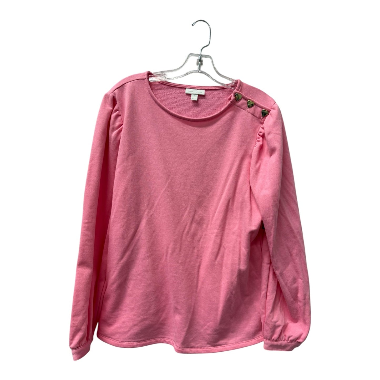 Top Ls By Charter Club In Pink, Size:Xl