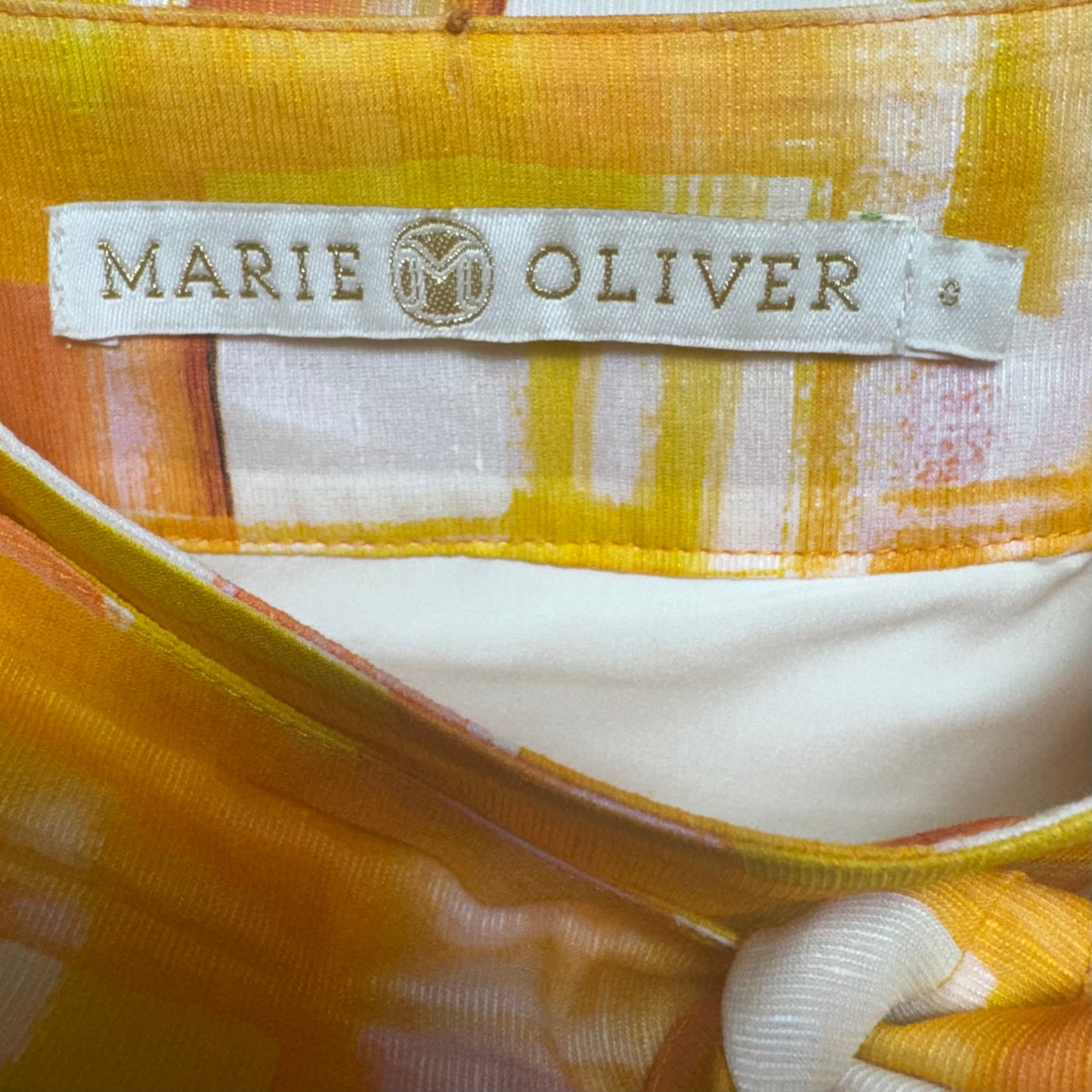 Adler Ruffle Tiered Skirt Midi By Marie Oliver In Orange, Size: 0