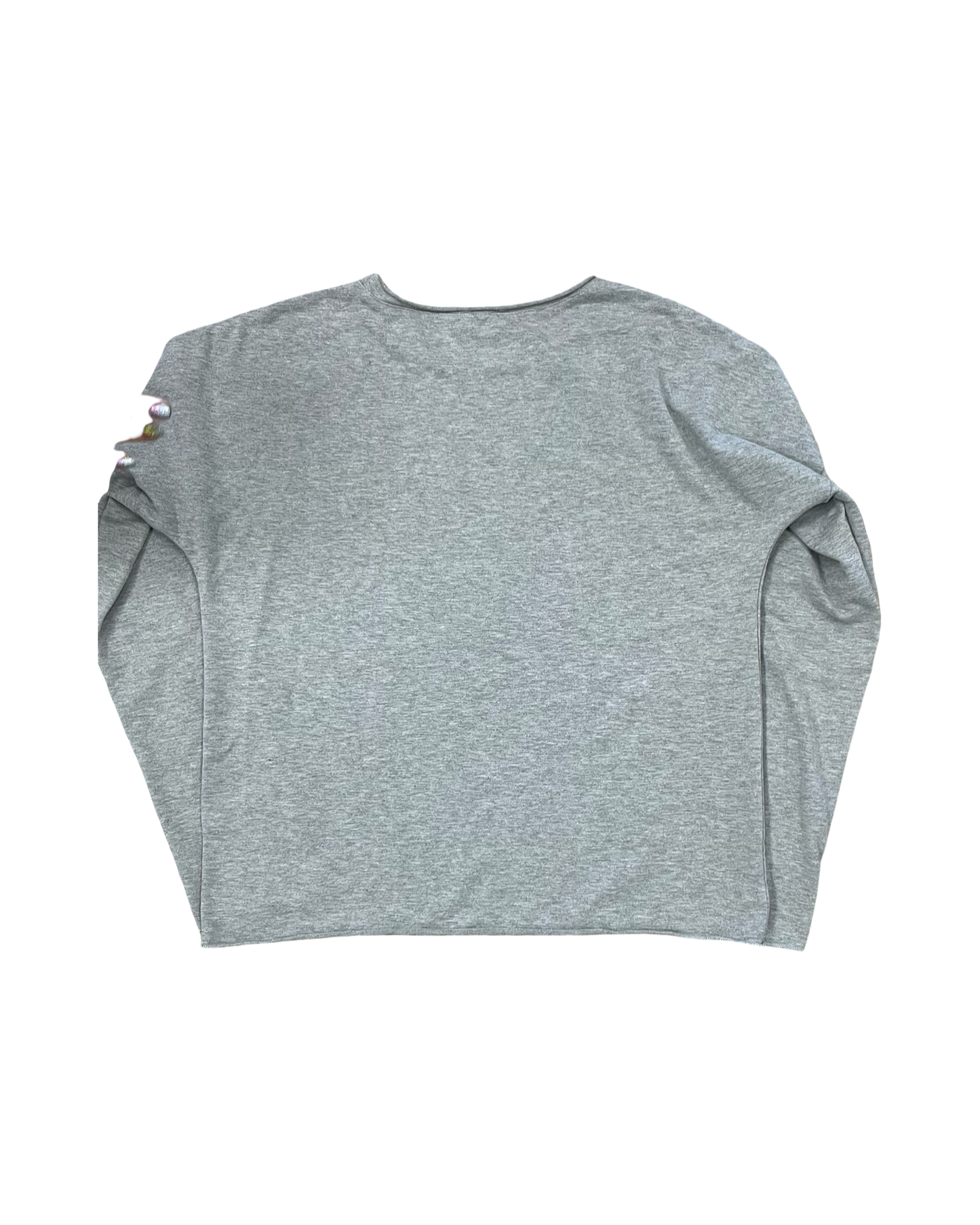 Sweatshirt Collar By Clothes Mentor In Grey, Size:S