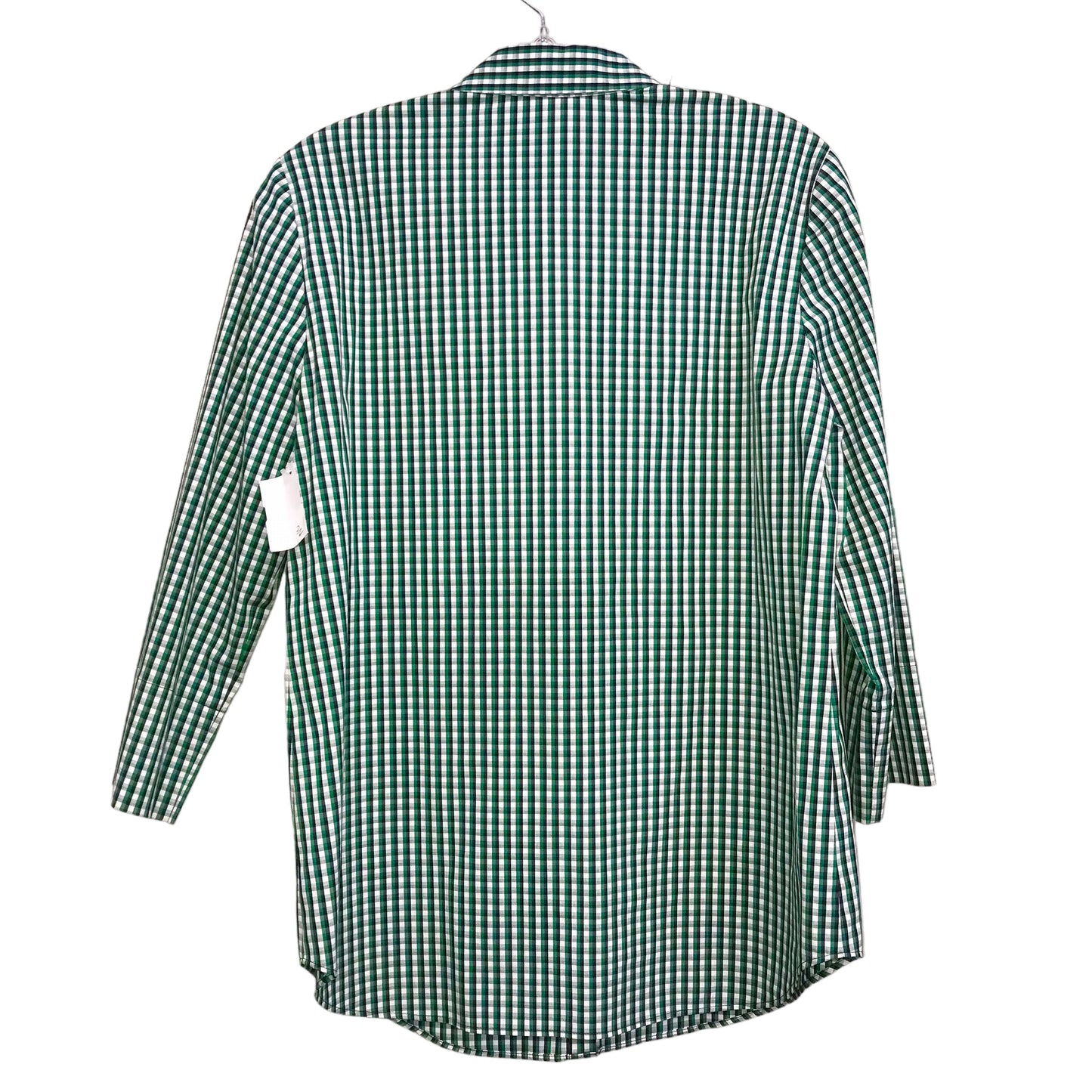 CHECKERED PATTERN TOP LS DESIGNER by LAFAYETTE 148 Size:PETITE