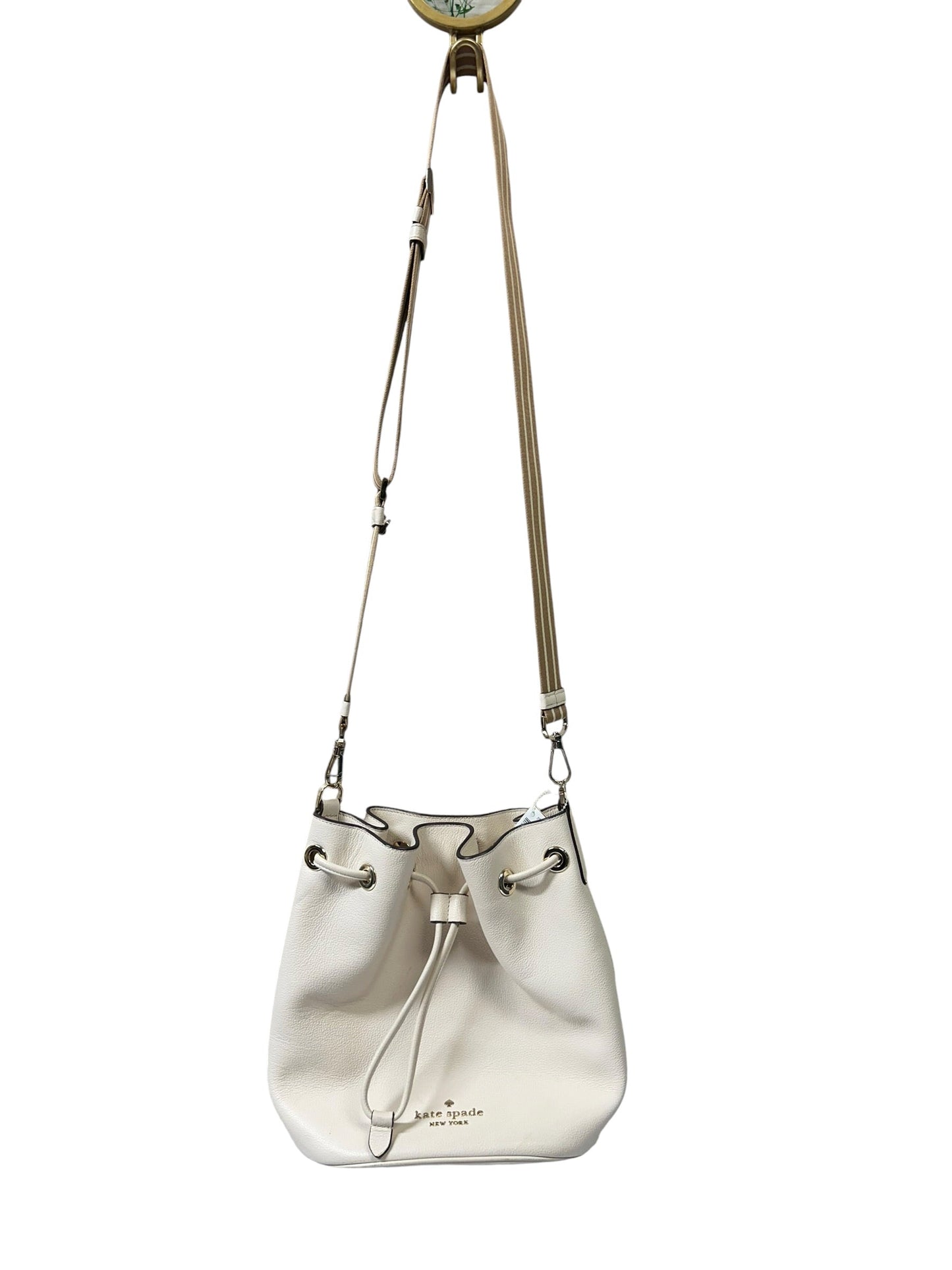 Handbag Designer By Kate Spade In Cream, Size:Medium