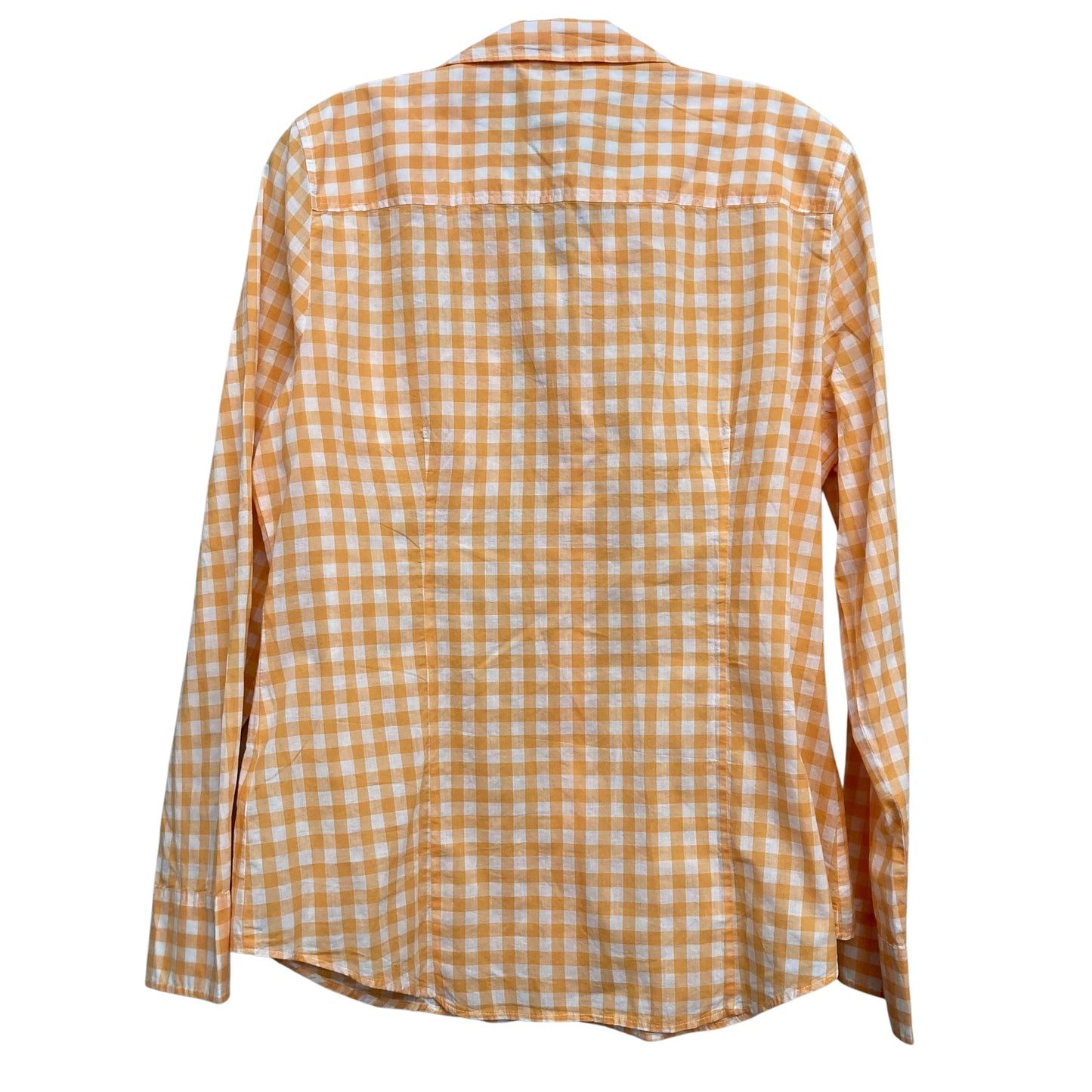 Top Ls By J. Crew In Orange & White, Size:L