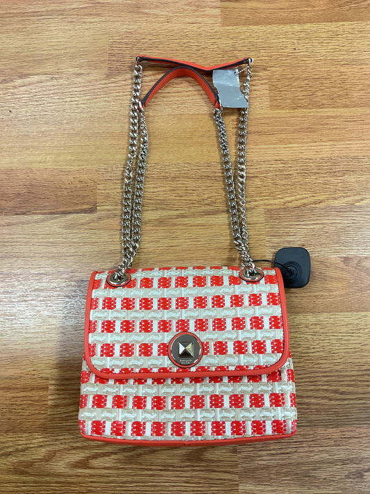 Crossbody Designer By Kate Spade In Orange & Tan, Size:Small