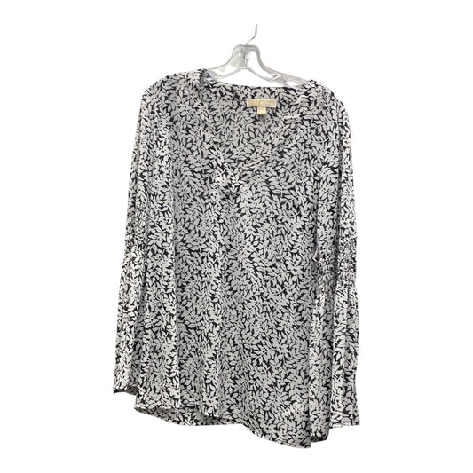 Top Ls By Michael By Michael Kors In Black & White, Size:M
