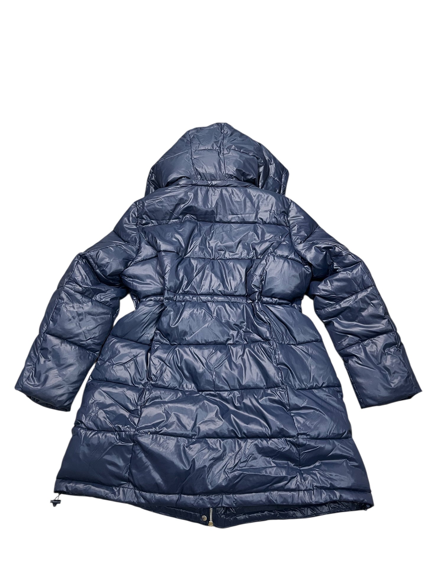 Coat Puffer & Quilted By Grace Karin In Navy, Size:Xl