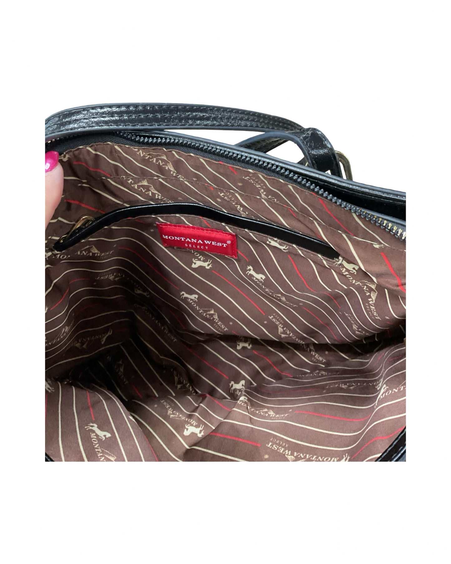 Handbag By Montana West In Black, Size:Large