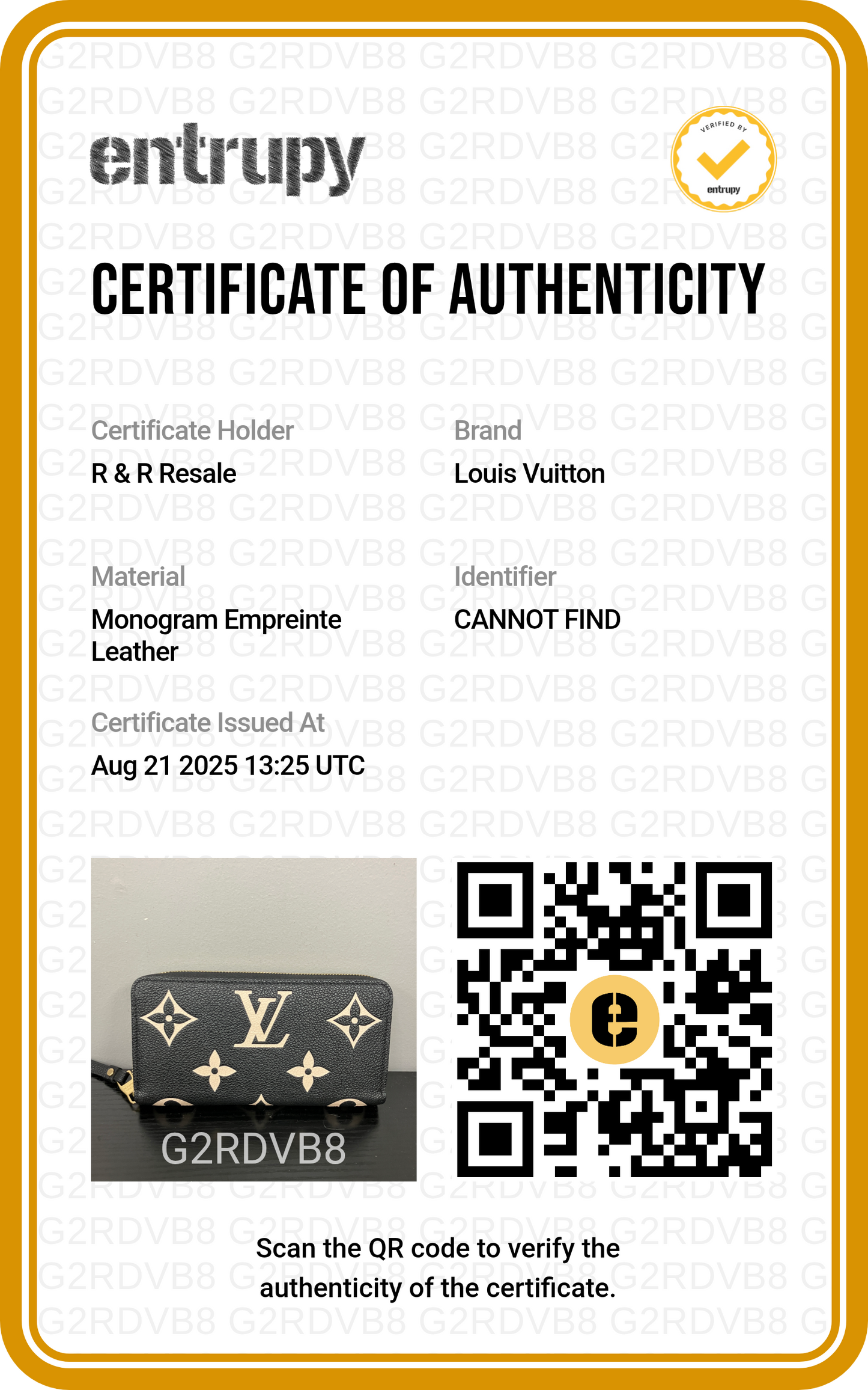 Zippy Wallet Luxury Designer By Louis Vuitton In Black & Cream Giant Monogram