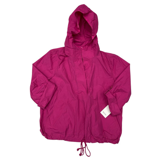 Jacket Windbreaker By Liz And Co In Pink, Size:Xl