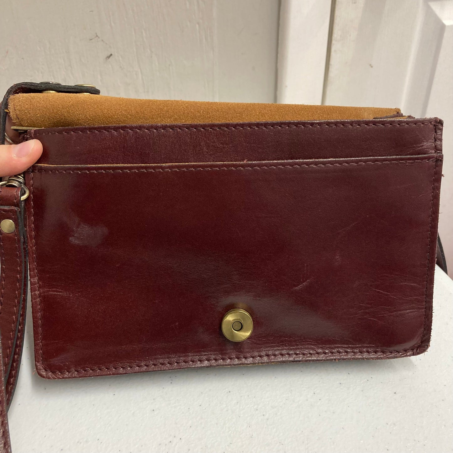 Crossbody Designer By Patricia Nash In Brown, Size:Medium