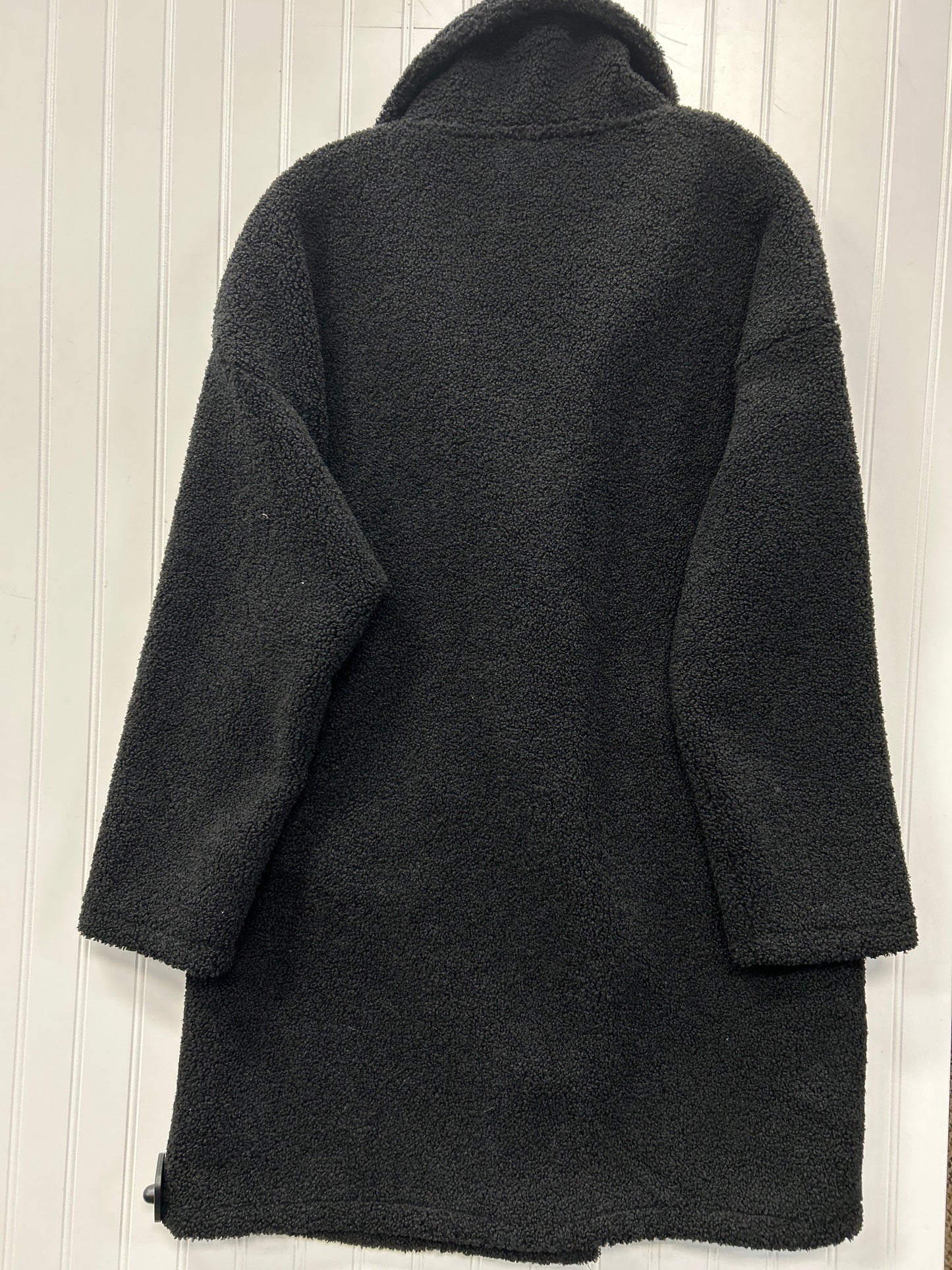 Coat Faux Fur & Sherpa By Btfbm In Black, Size:L
