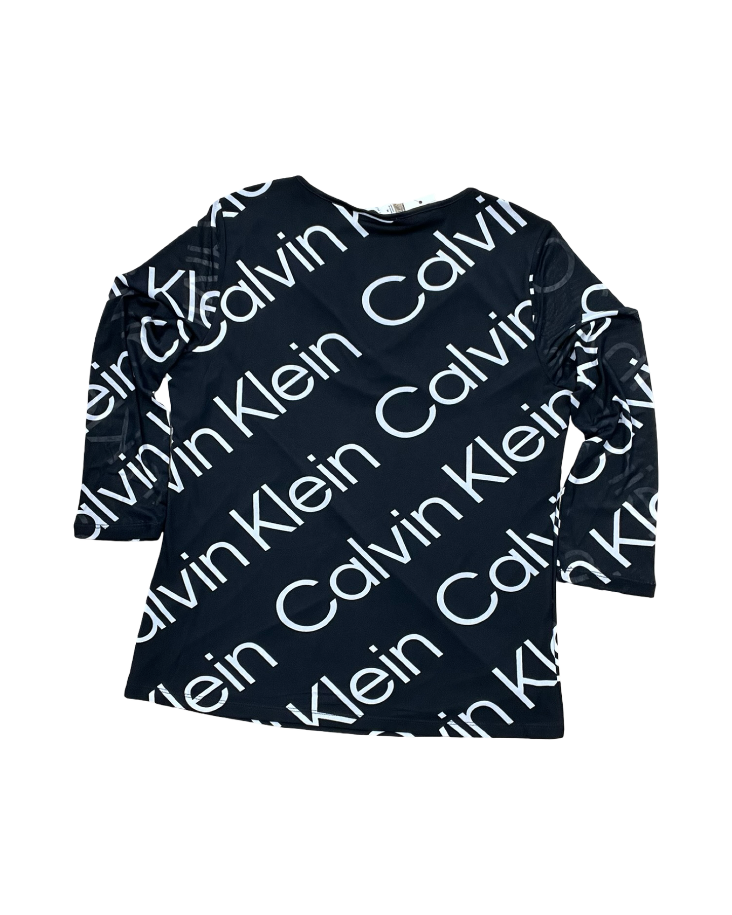 Top Ls By Calvin Klein In Black, Size:M