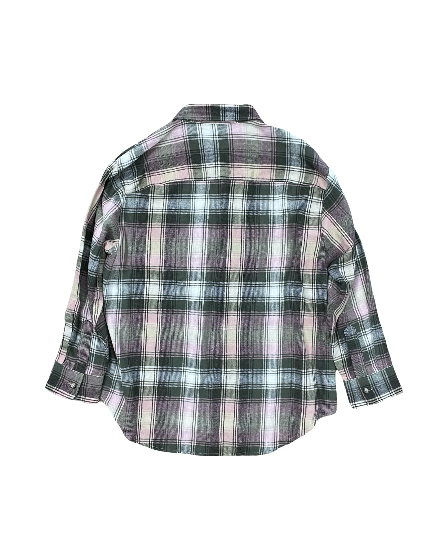 Blouse Ls By Old Navy In Green & Pink, Size:Mp