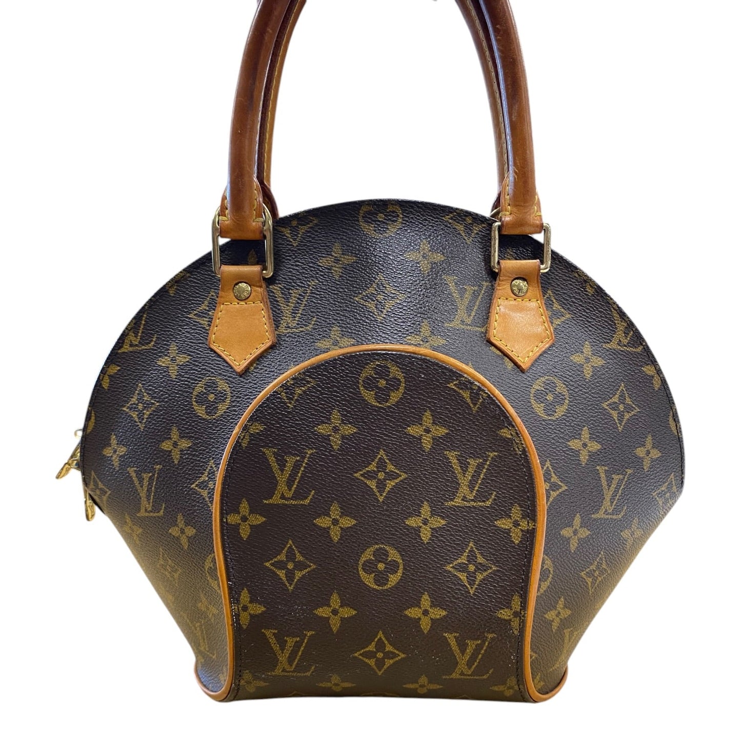 Handbag Luxury Designer By Louis Vuitton In Brown, Size:Medium