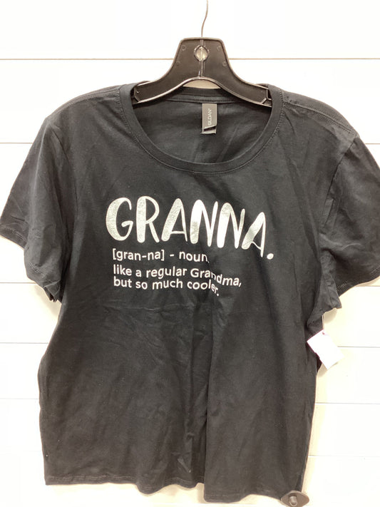 Top Ss By Gildan In Black, Size:Xl