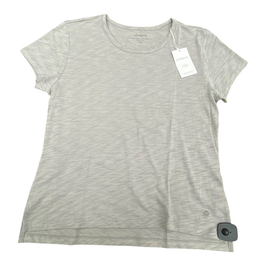 Top Ss Basic By Erin Gray In Grey, Size:L