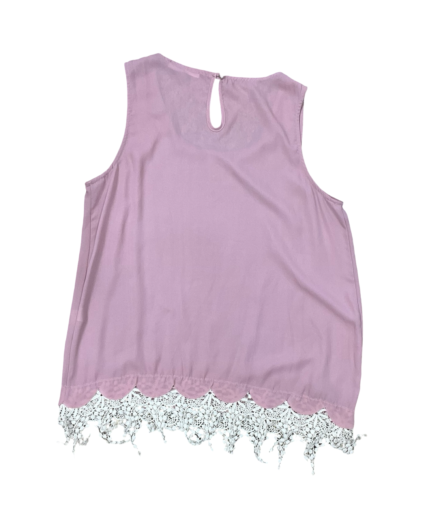 Top Sleeveless By Clothes Mentor In Pink, Size:L