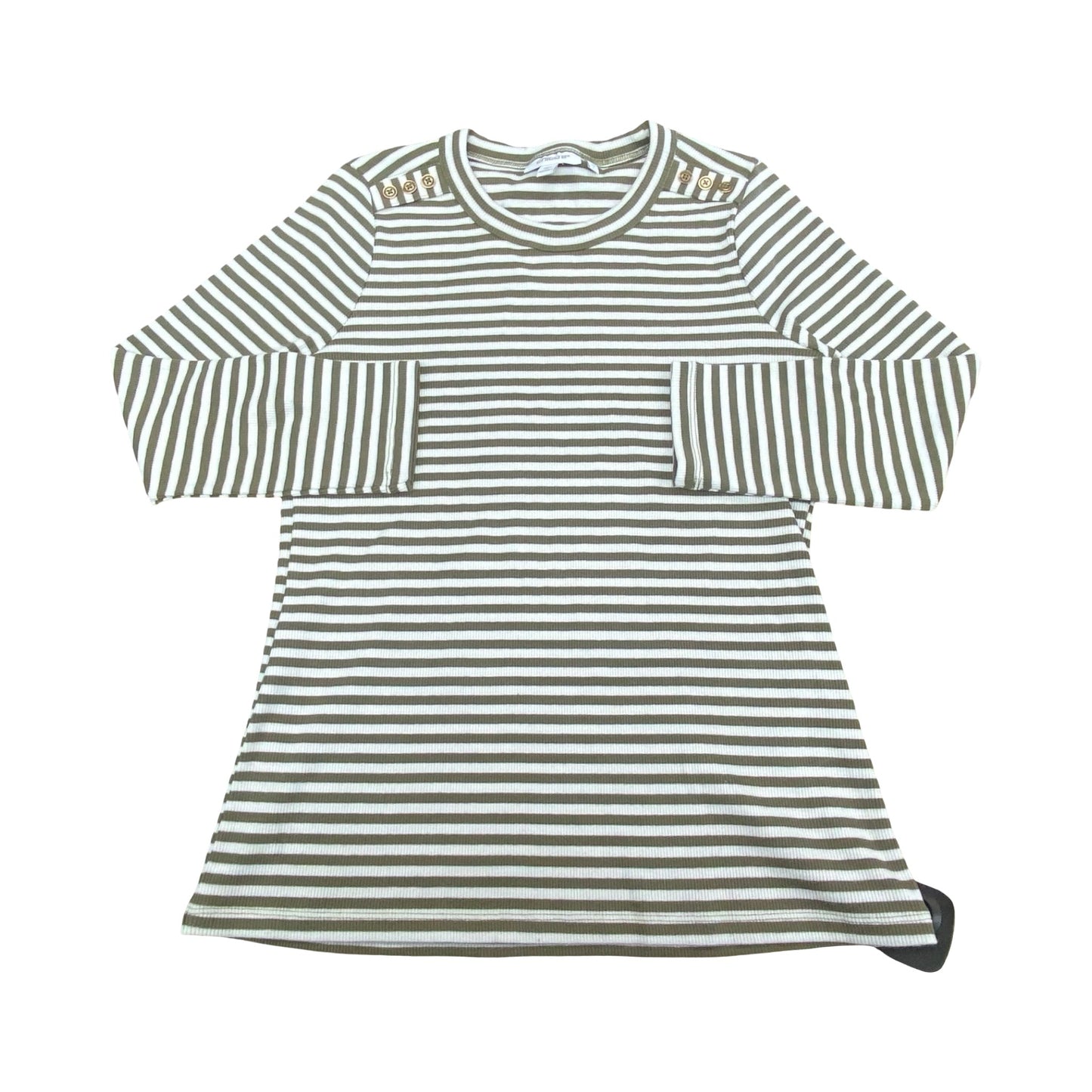 Top Ls By Chicos In Striped Pattern, Size:S