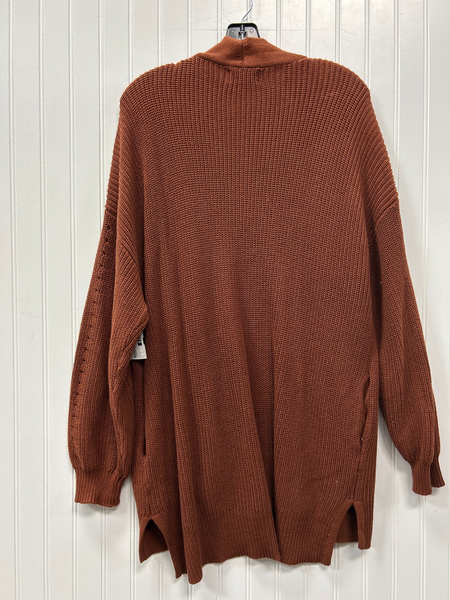 Sweater Cardigan By Universal Thread In Brown, Size:M