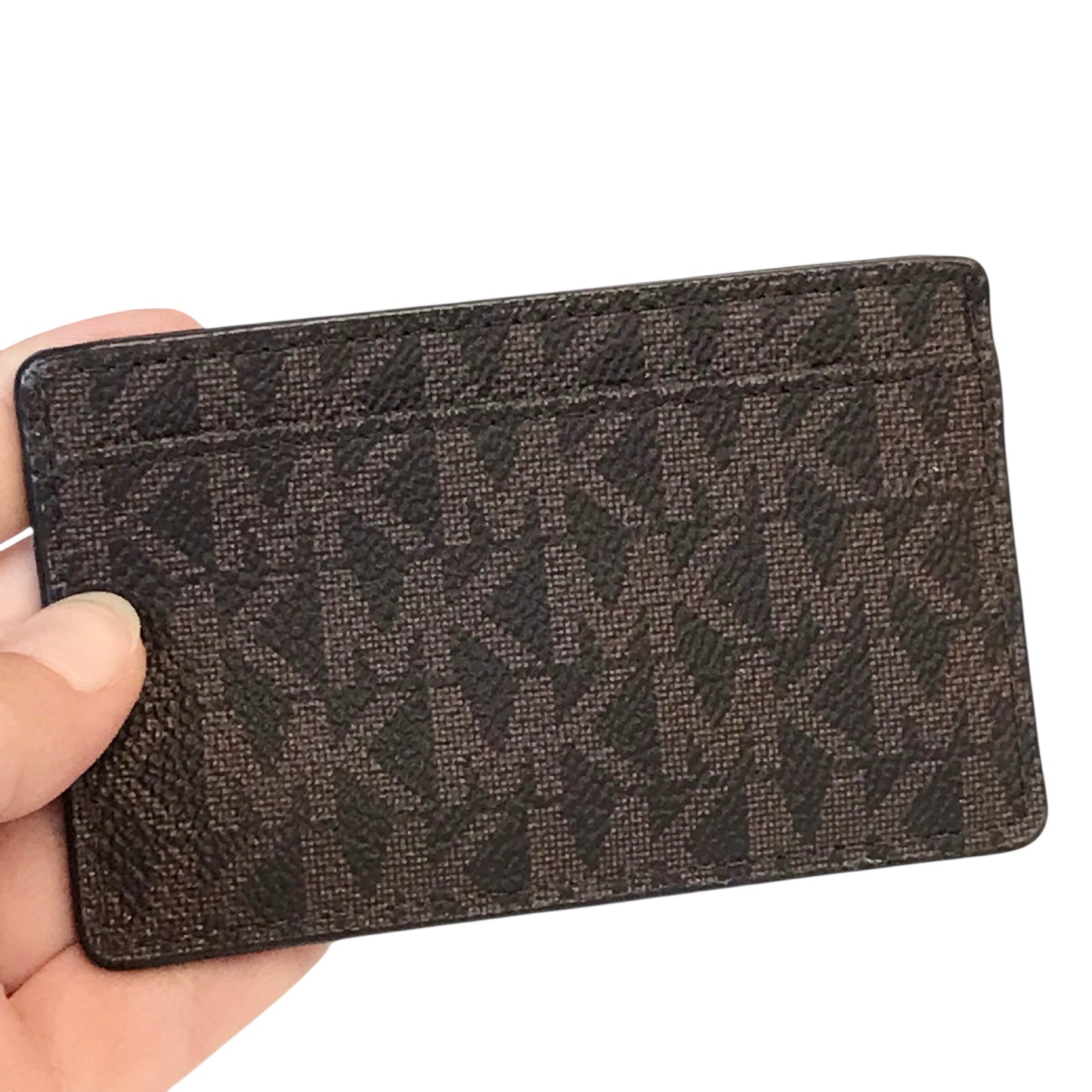 Card Holder Designer By Michael Kors In Brown, Size:Small