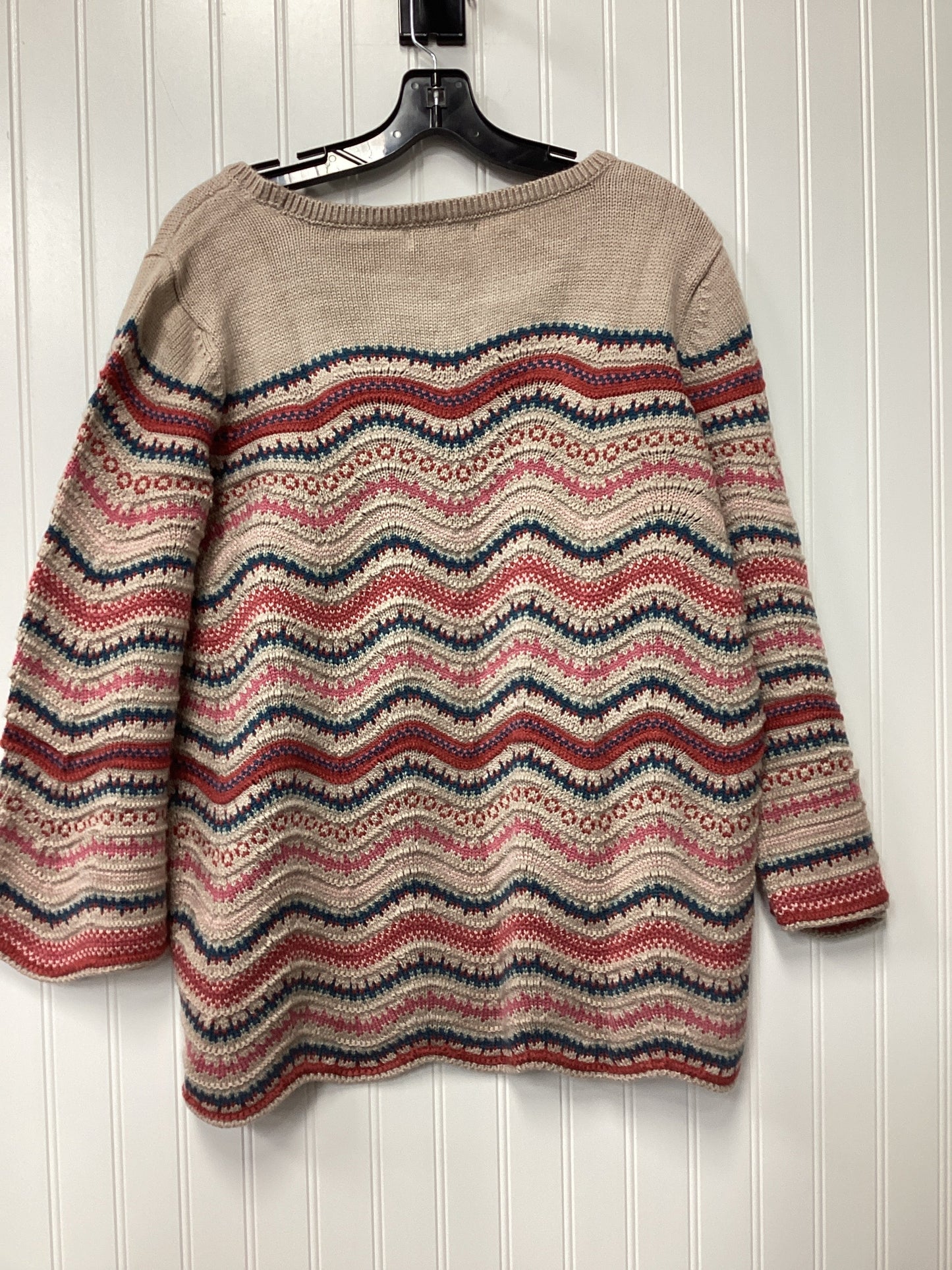Sweater By Coldwater Creek In Tan, Size:Xl