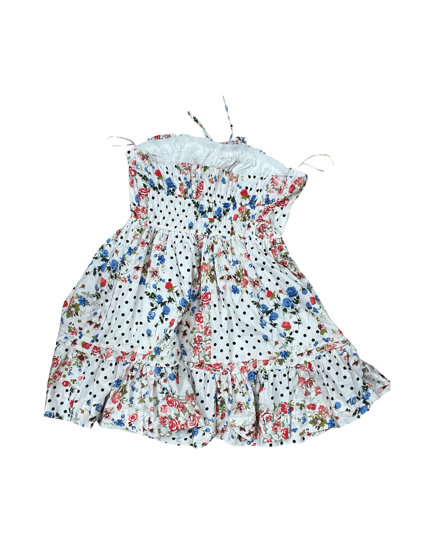 Dress Party Short By Anthropologie In Floral Print, Size:L