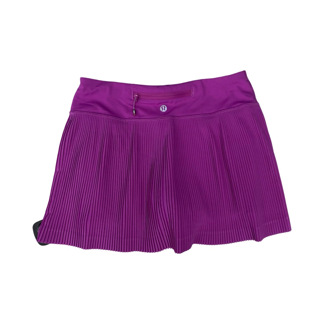Athletic Skirt By Lululemon In Purple, Size:2