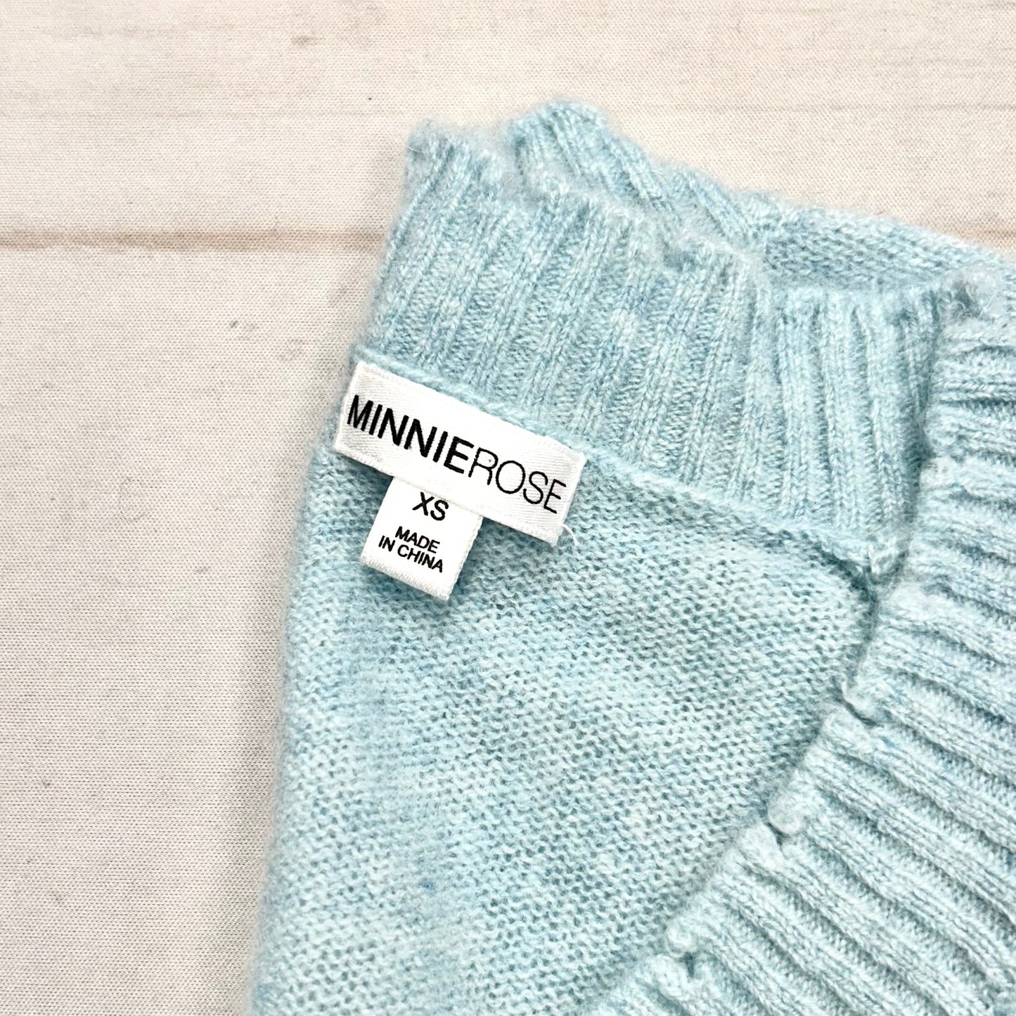 Sweater Cashmere By Minnie Rose In Blue, Size: Xs