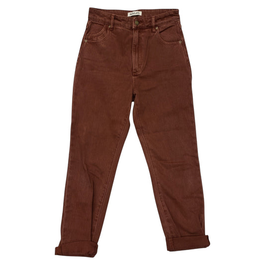 Jeans Straight By Rollas In Red Denim, Size:4