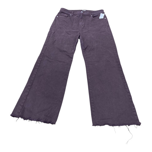 Jeans Wide Leg By Loft In Brown, Size:8