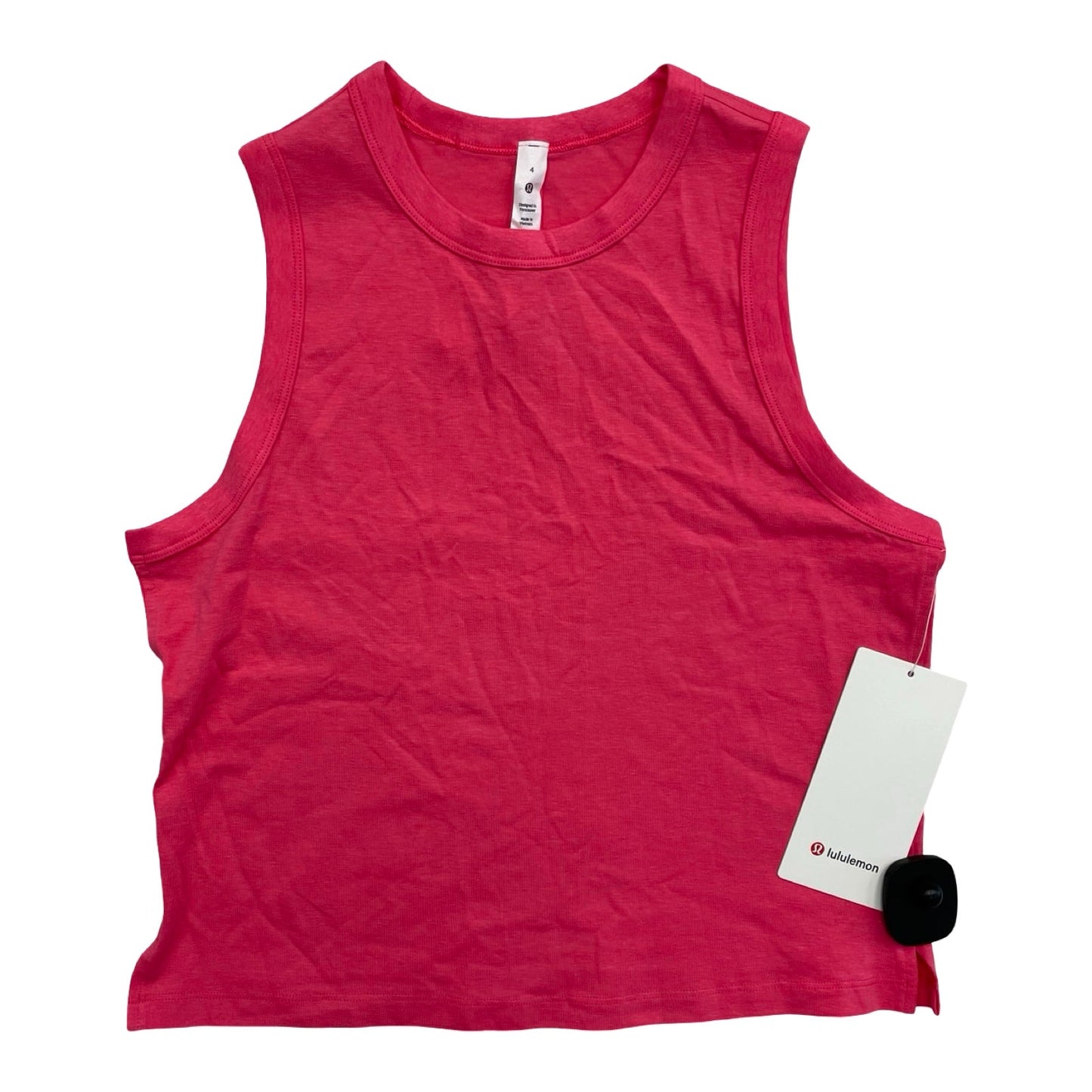 Athletic Tank Top By Lululemon In Pink, Size:4