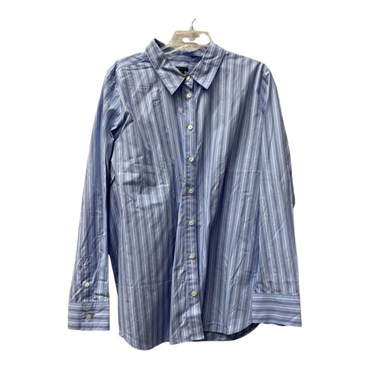 Top Ls By Ann Taylor In Blue, Size:2X