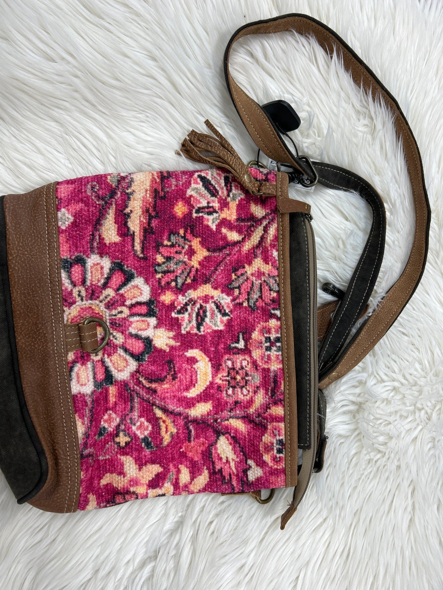 Handbag By Myra In Pink, Size:Large