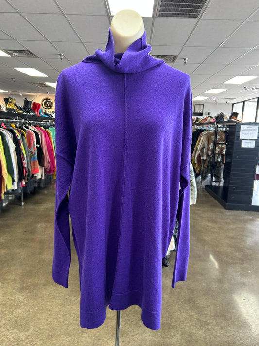 Sweater By Eileen Fisher In Purple, Size:S