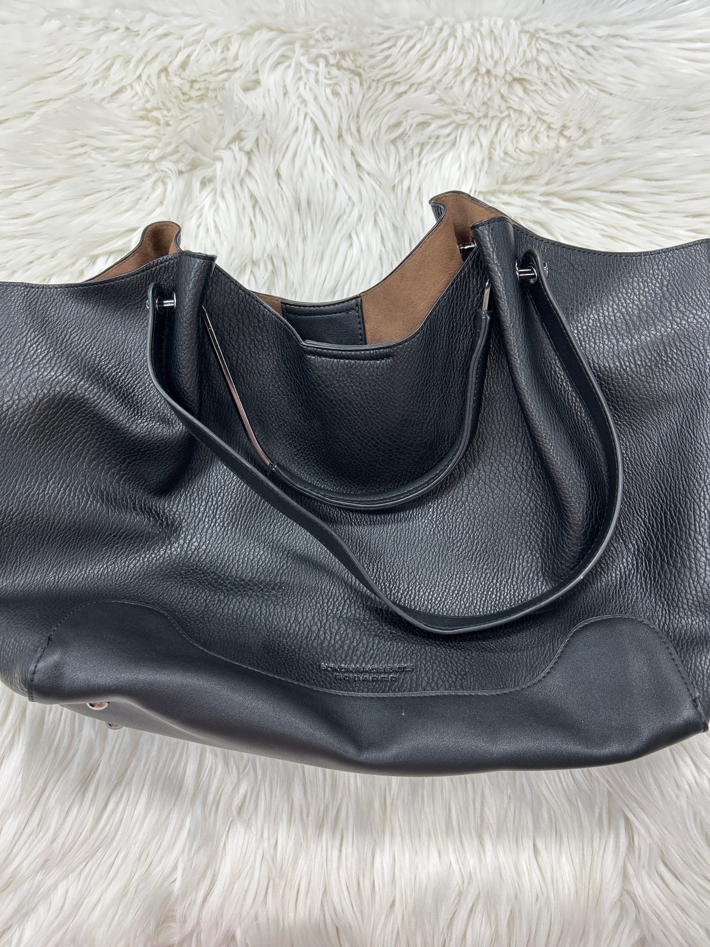 Handbag Designer By Sondra Roberts In Black, Size:Large